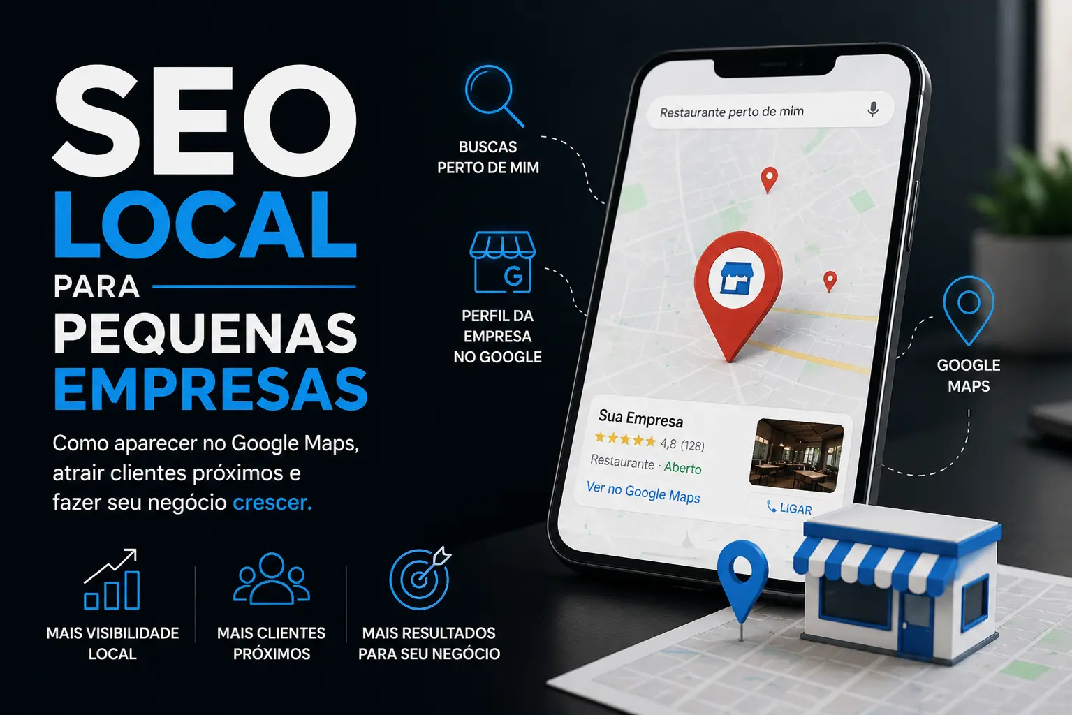 SEO Local para Pequenas Empresas: Como Aparecer no Google Maps e Atrair Clientes Próximos